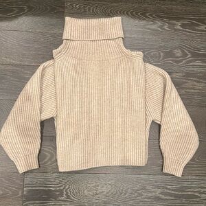 Tan Turtleneck Sweater size S